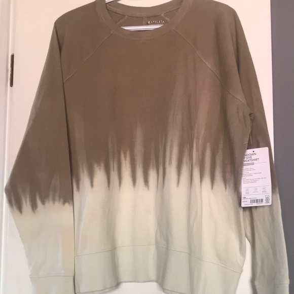 Athleta Tops - Athleta Sundown Dip Dye Sweatshirt NWT